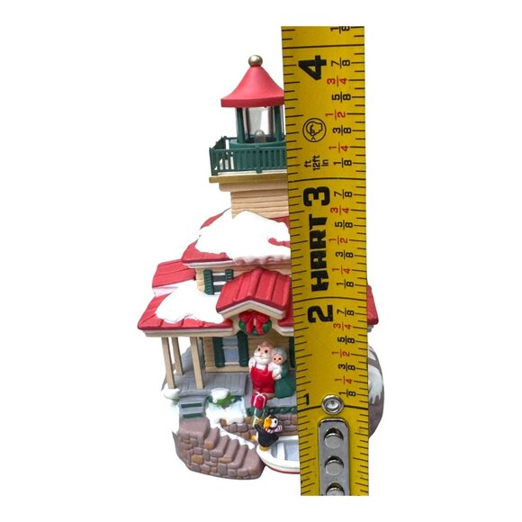 Hallmark Keepsake Lighthouse Greetings Christmas Ornament Magic Series Set Of 3 - Picture 5 of 8